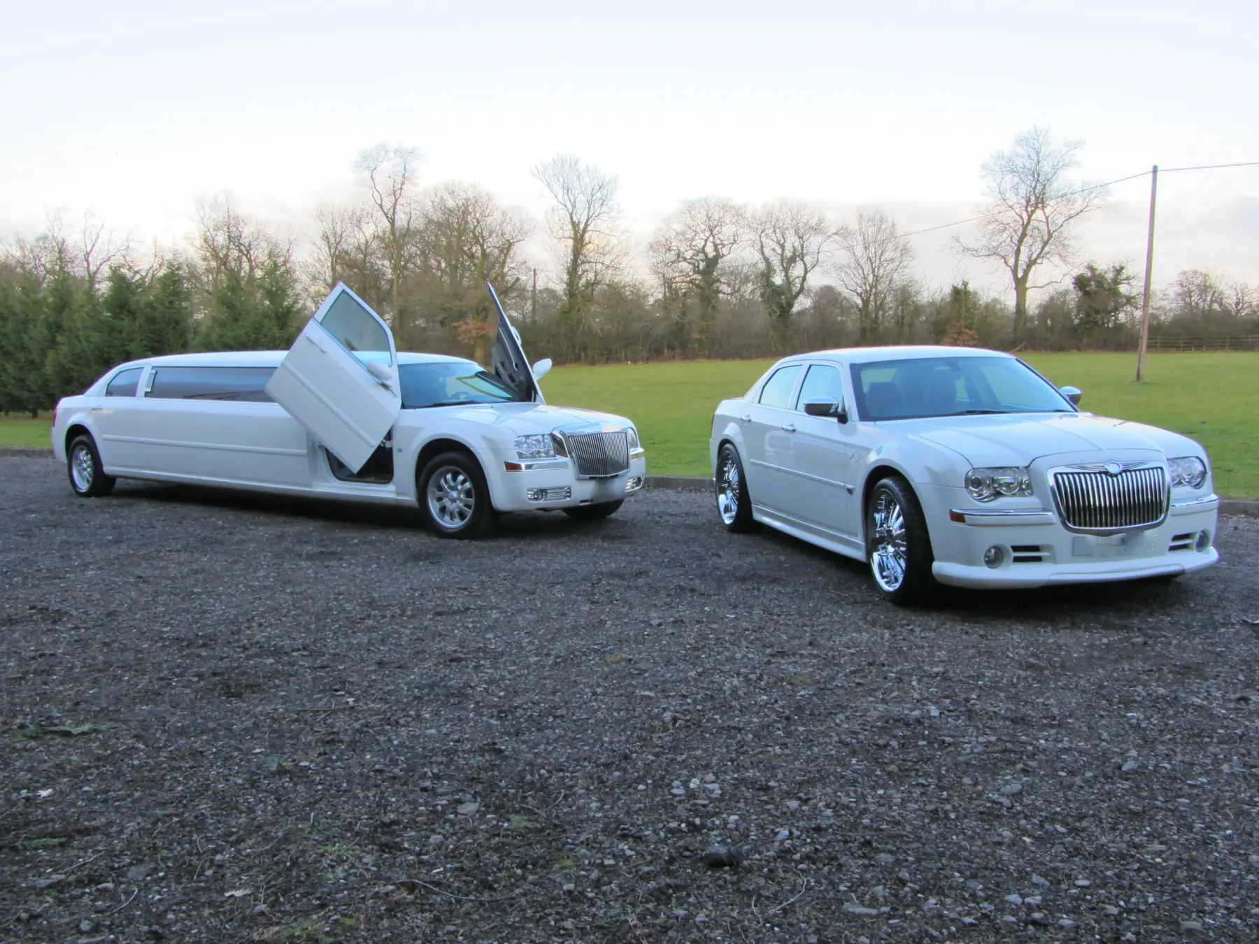 Chrysler Limousine wedding car photograph 16